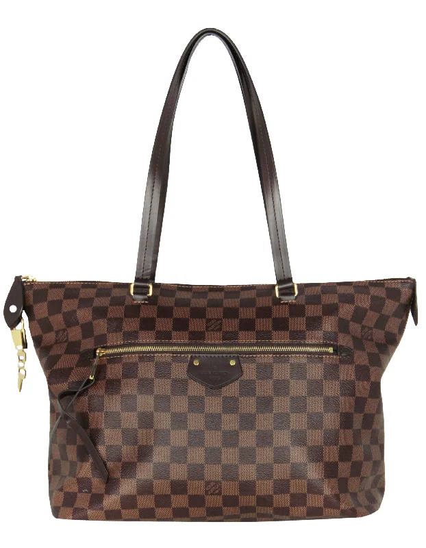 Snag Fabulous Fashion Bargains Louis Vuitton Damier Ebene Iena MM Tote Bag Fashionable Bags At Must-Have Prices