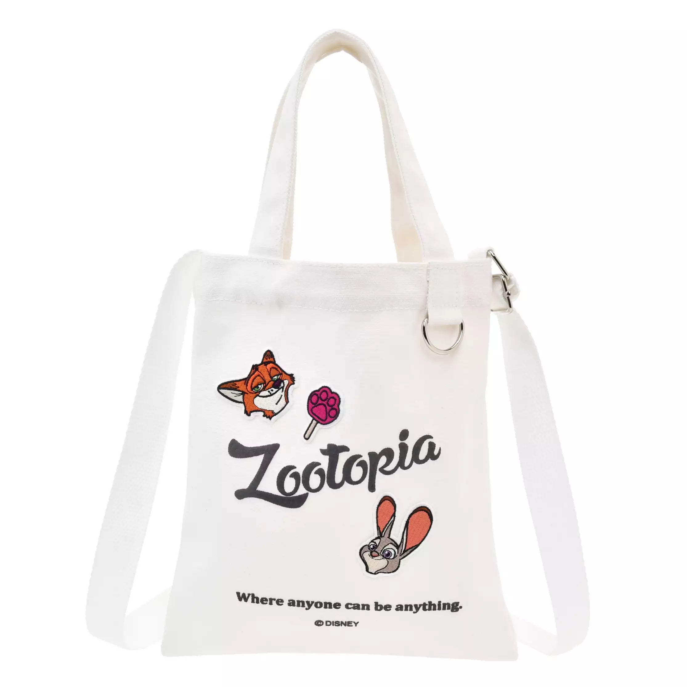 Seasonal Clearance Bags For Summer, Winter, Etc. JDS - Tote Bag Collection x Judy Hopps & Nick Wilde "2 Ways Logo" Tote Bag (S) (Release Date: Dec 24, 2024) Grab Your Favorite Handbags For Less