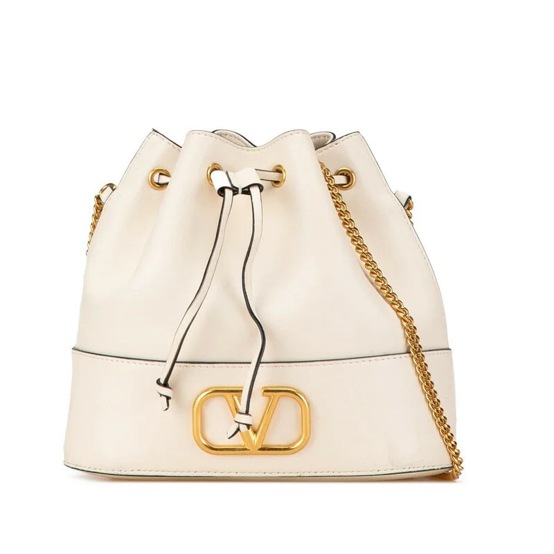 Fashion Sale Valentino V Logo Leather Chain Shoulder Bag Trendy Handbags, Limited-Time Sale
