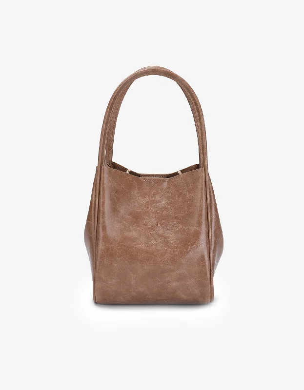 Trendy Women's Wear Collection HOLLACE MINI TOTE WAXED MAUVE Chic Shoulder Bags At Promotional Rates