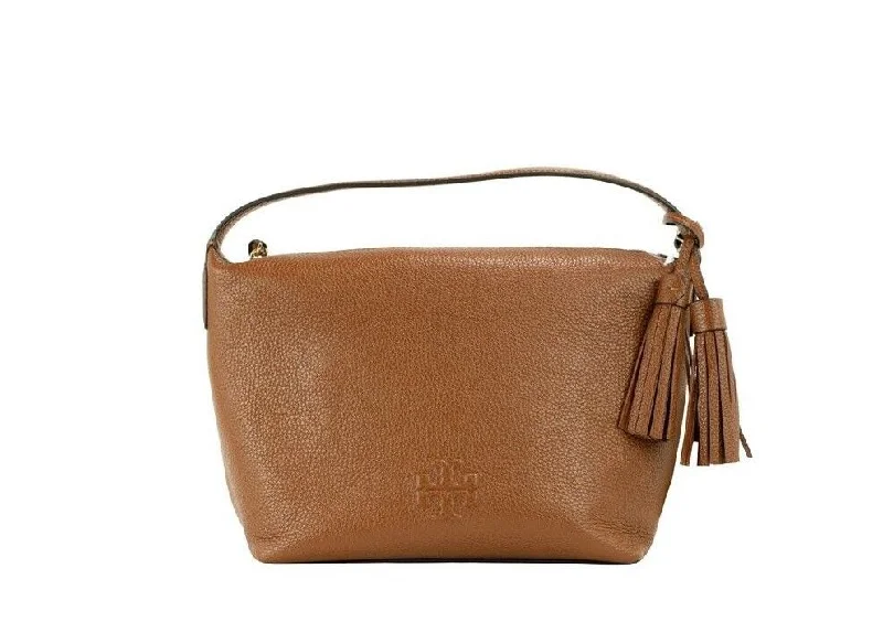 Holiday Glam Tory Burch Thea Small Moose Pebbled Leather Slouchy Shoulder Handbag Grab Stylish Bags Before They Sell Out