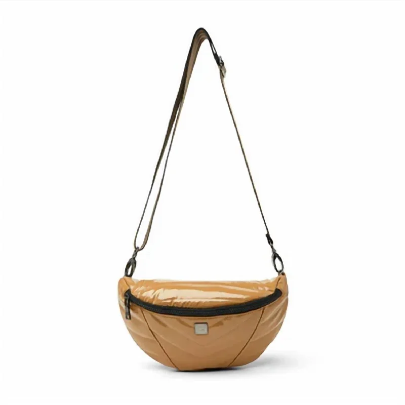 Flash Sale Now Women's The Little Runaway Bag In Camel Patent Elegant Bags With Limited Stock Available