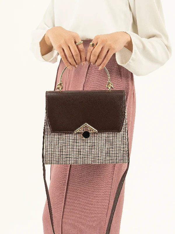 Checkered Box Handbag