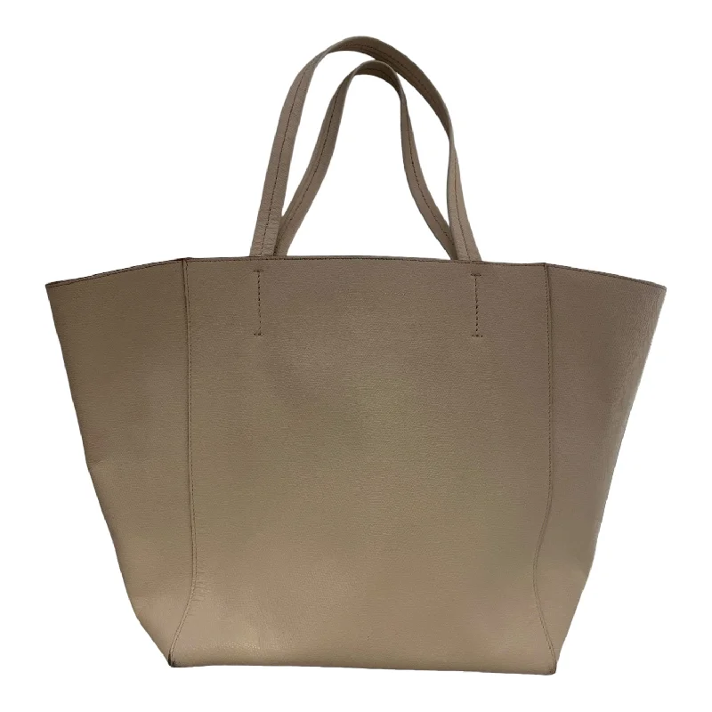 CELINE/Tote Bag/Leather/WHT/soft grained