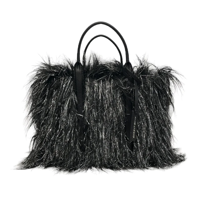 MARC JACOBS/The Creature Tote Bag/BLK/SLV