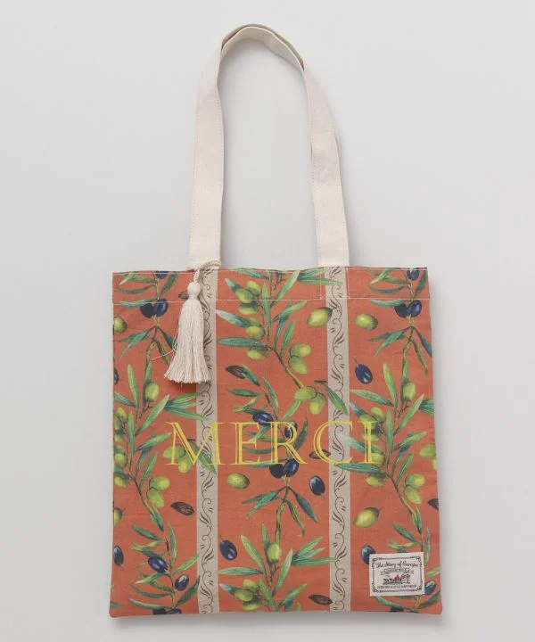 Organic Cotton Olive Tote Bag