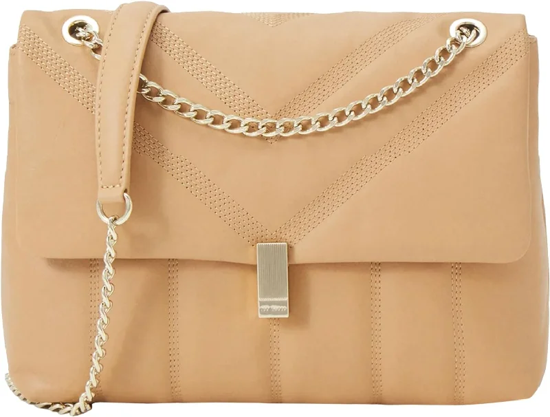 Ted Baker London Ayasie Twist Lock Crossbody, Camel