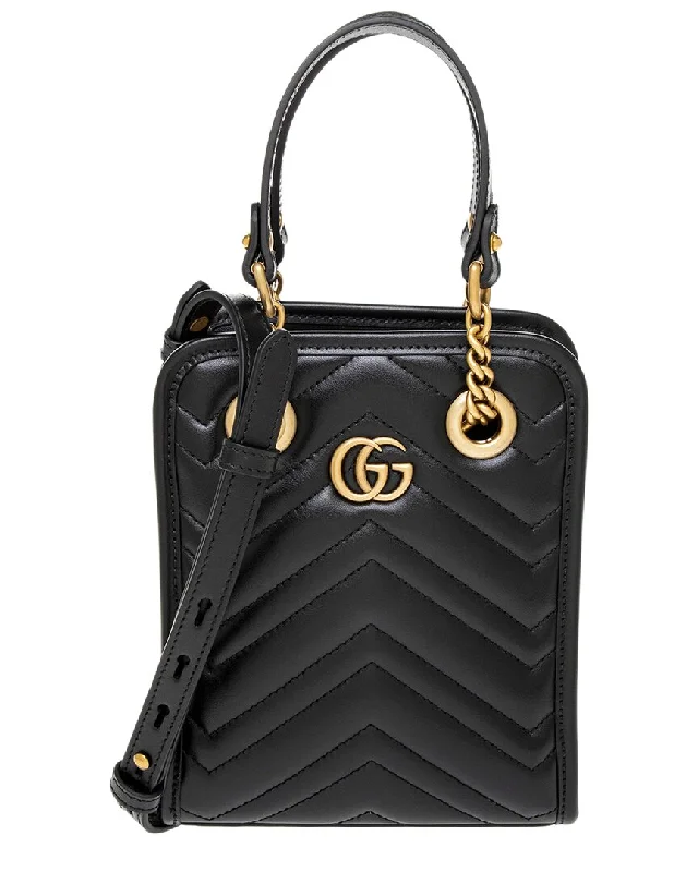 Gucci Gg Marmont Mini Leather Shoulder Bag