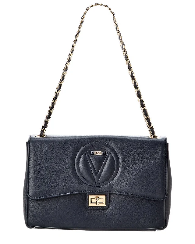 Valentino By Mario Valentino Posh Signature Leather Shoulder Bag