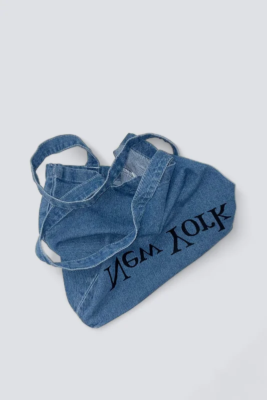 Denim New York Logo Tote Bag