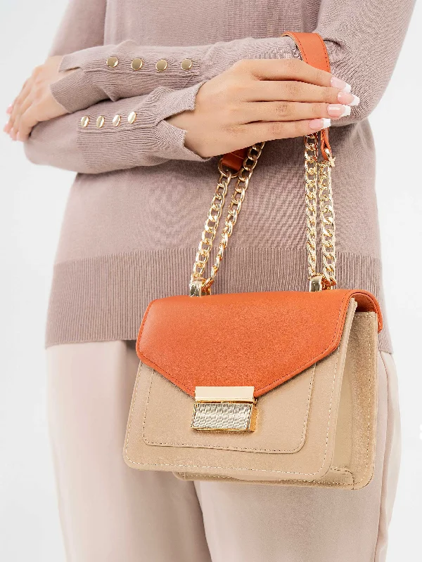 Snake Textured Handbag