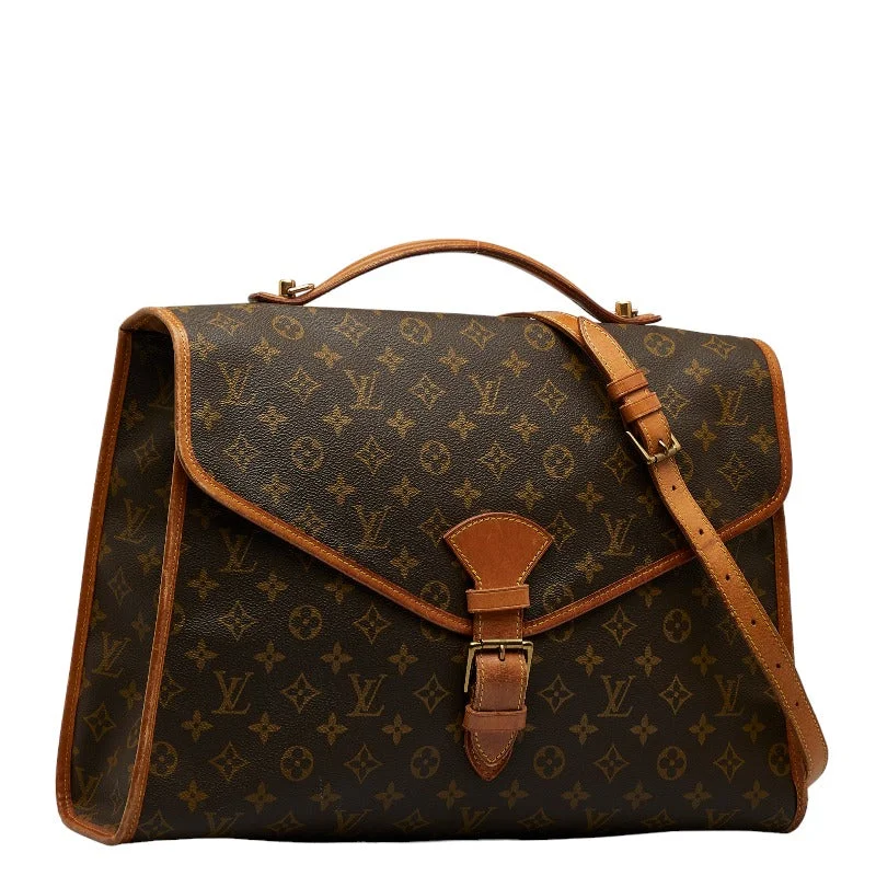 Louis Vuitton Monogram Beverly Handbag Shoulder Bag M51121 Brown