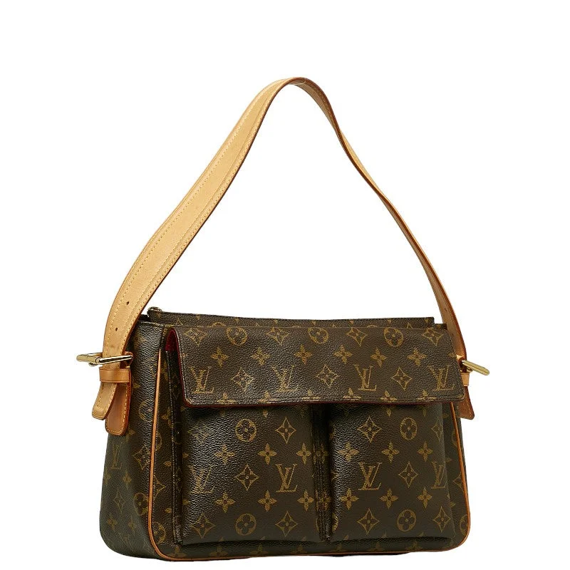 Louis Vuitton Monogram M51163 Shoulder Bag PVC/Leather Brown