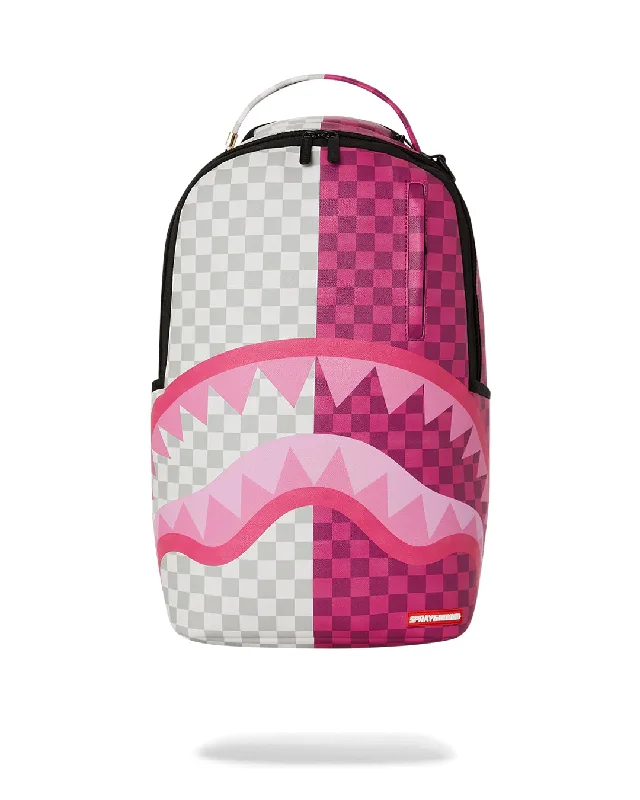 Sprayground  PINK&CREAM CHECK BACKPACK