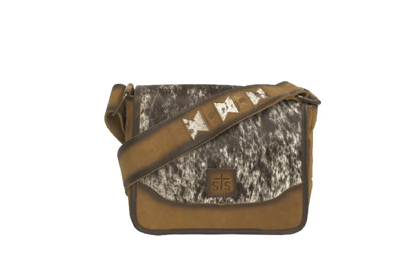 STS Ranchwear Womens Roswell Della Tan Cowhide Crossbody Bag