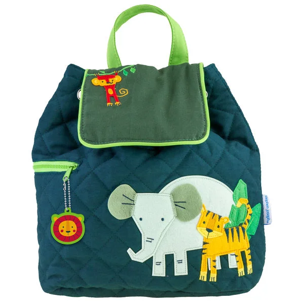 Zoo Animals Quilted Backpack