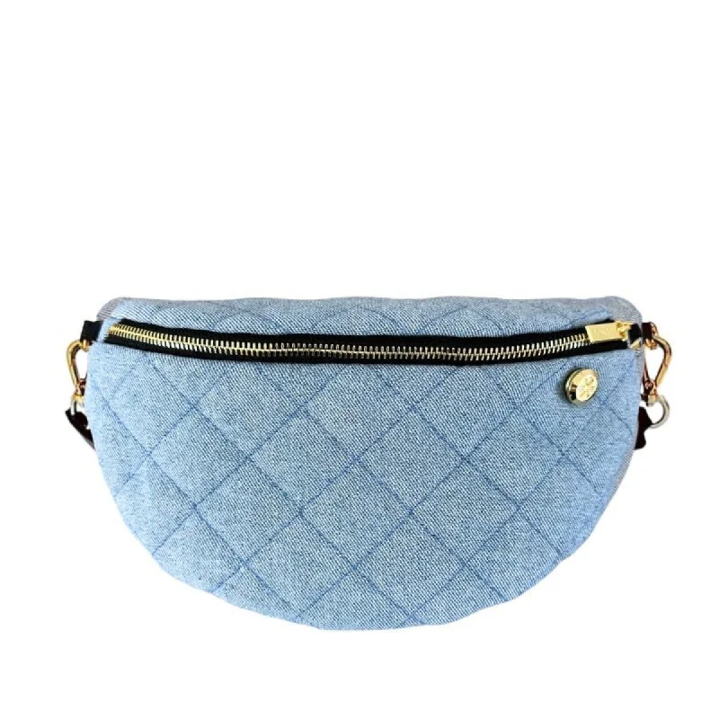 Denim Reversible Sling Bag