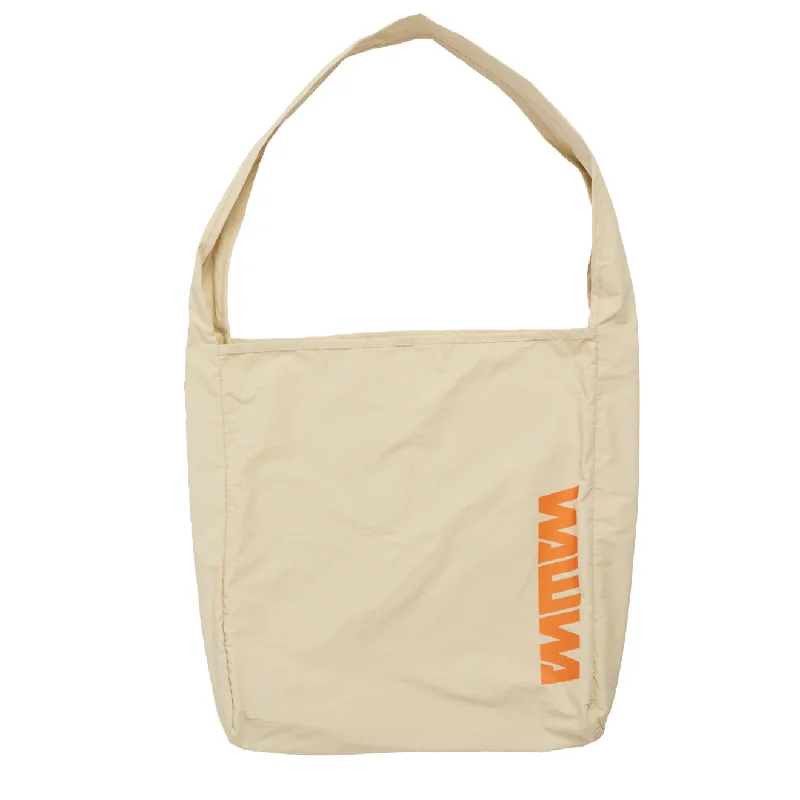 WAWWA Recycled Cotton Packable Sling Bag Natural