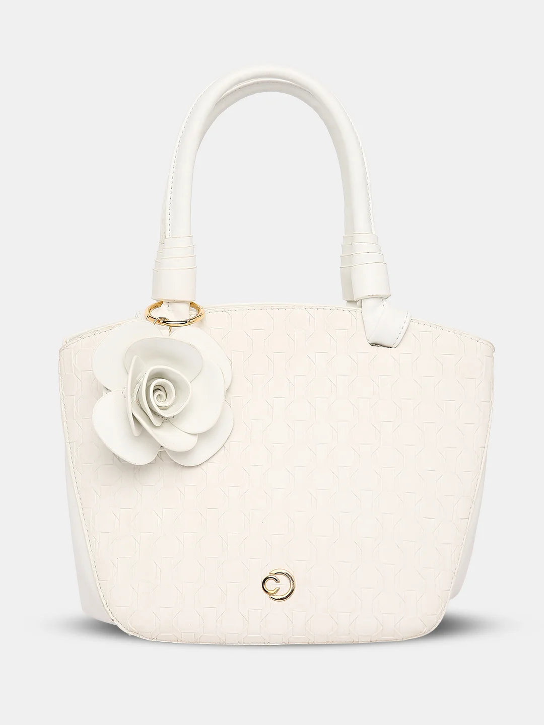 Daily Deals Caprese Rosa Tote Medium White Stylish Handbags At Unbeatable Discounts