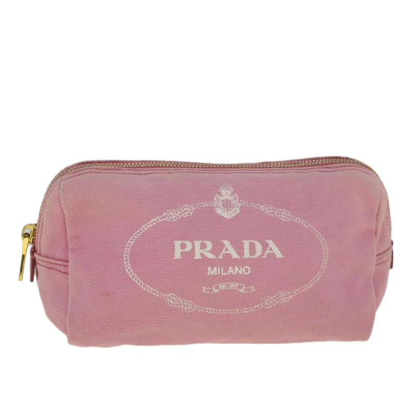 Prada  Canvas Clutch Bag (Pre-Owned)