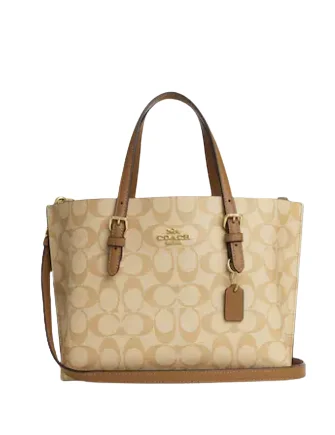 Coach Mollie Tote 25 In Signature Canvas Grab Your Favorite Handbags For Less
