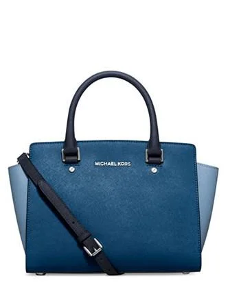 Michael Michael Kors Colorblock Selma Medium Top Zip Satchel