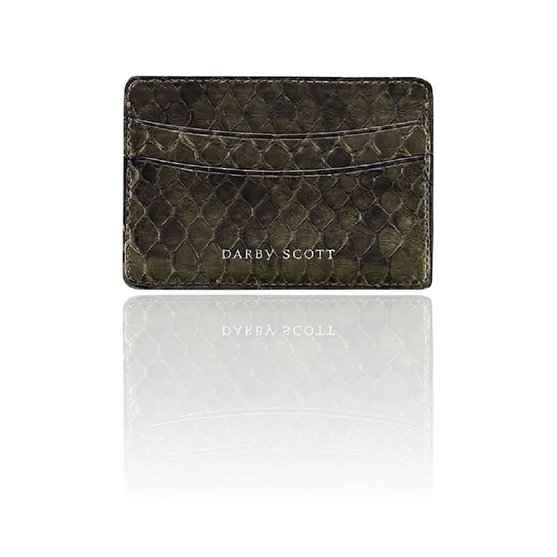 Credit Card Case -  Dark Olive