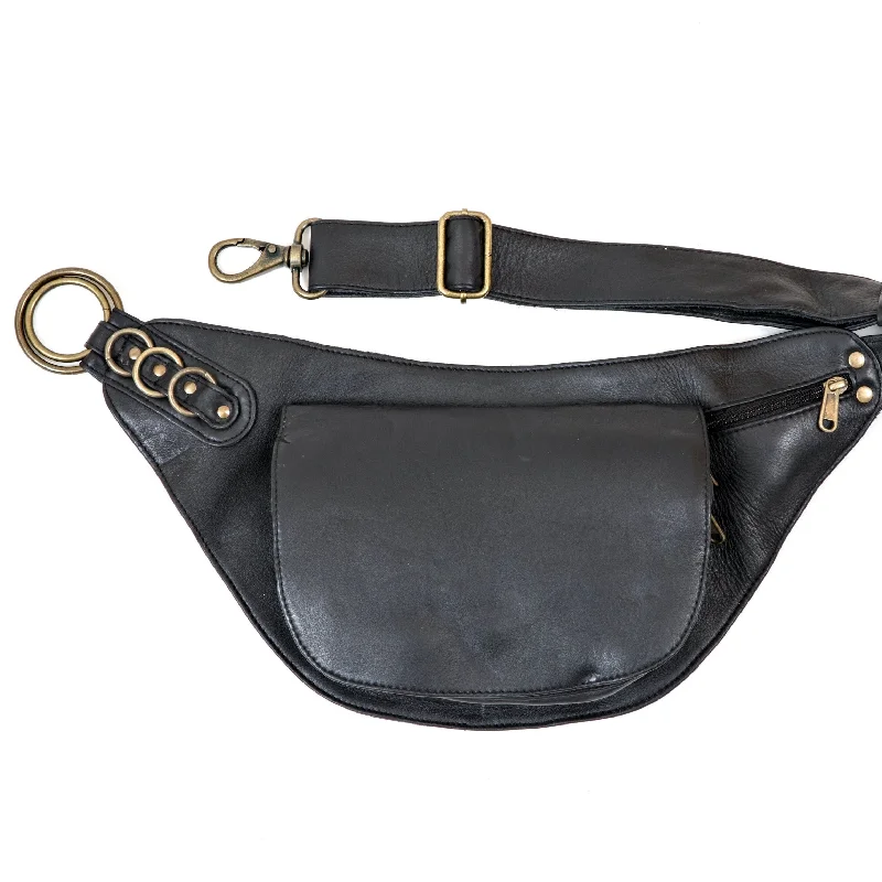 Leather Nelya Belt | Black