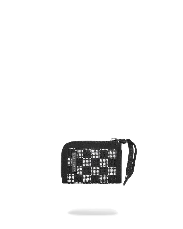 Sprayground Wallet TRINITY CHECKERED WALLET Black