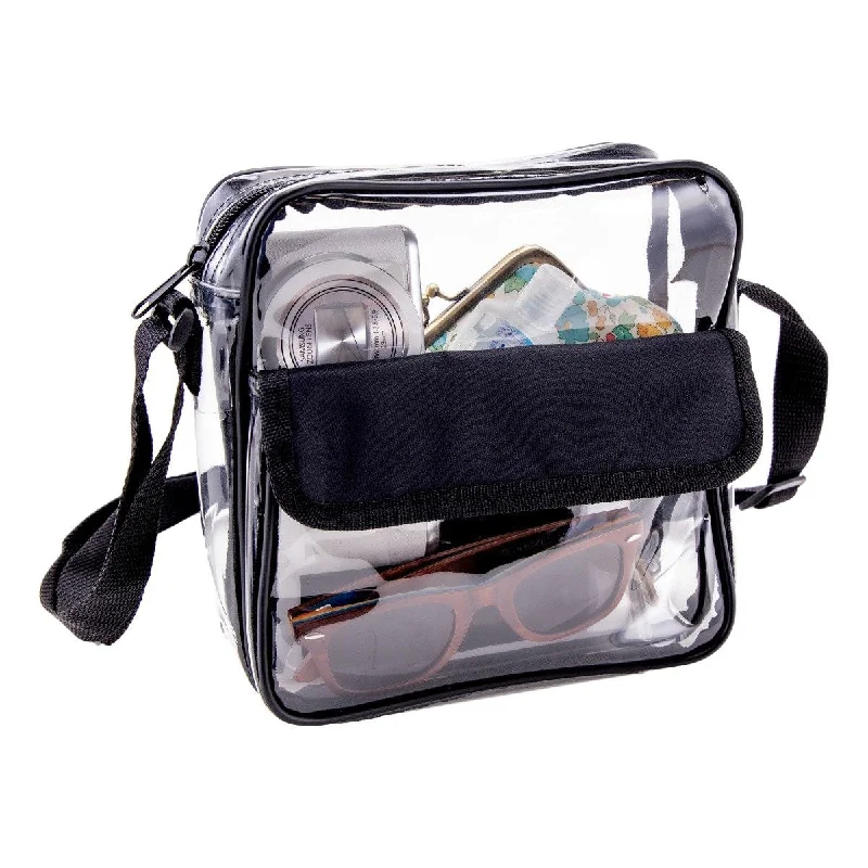 Stadium Approved Clear Cross-Body Messenger Shoulder Bag (CH-500)