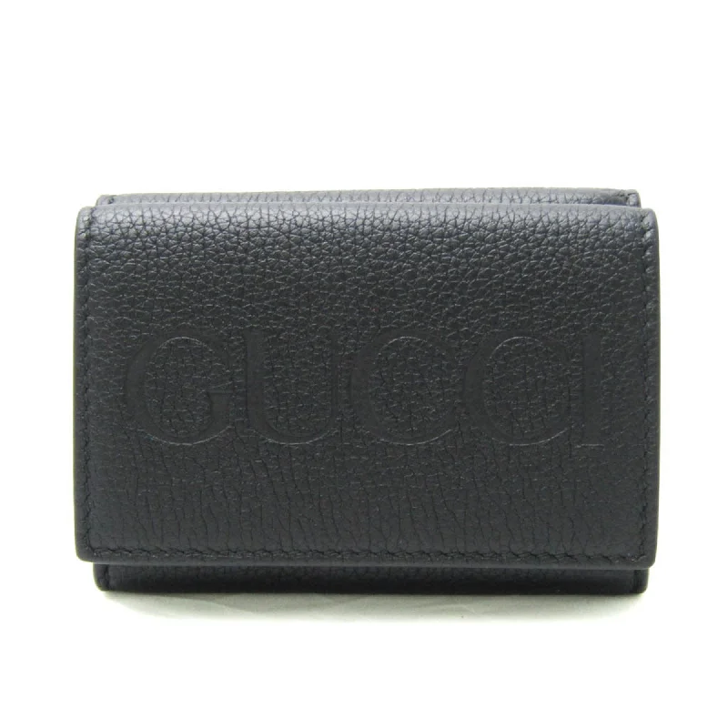 Gucci Logo  Leather Wallet  (Pre-Owned)