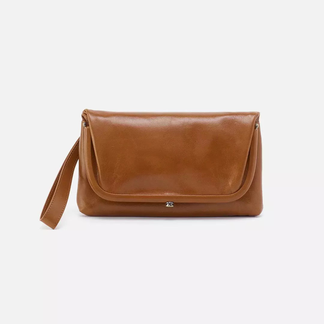 Lauren Wristlet | Polished Leather