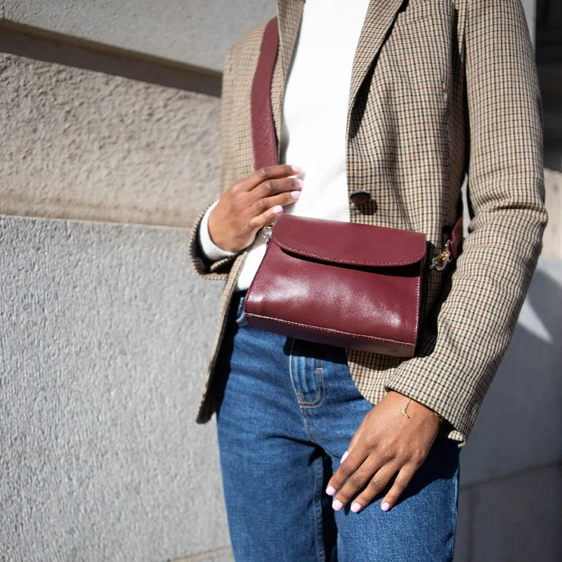 'London' Mini Bag | Burgundy