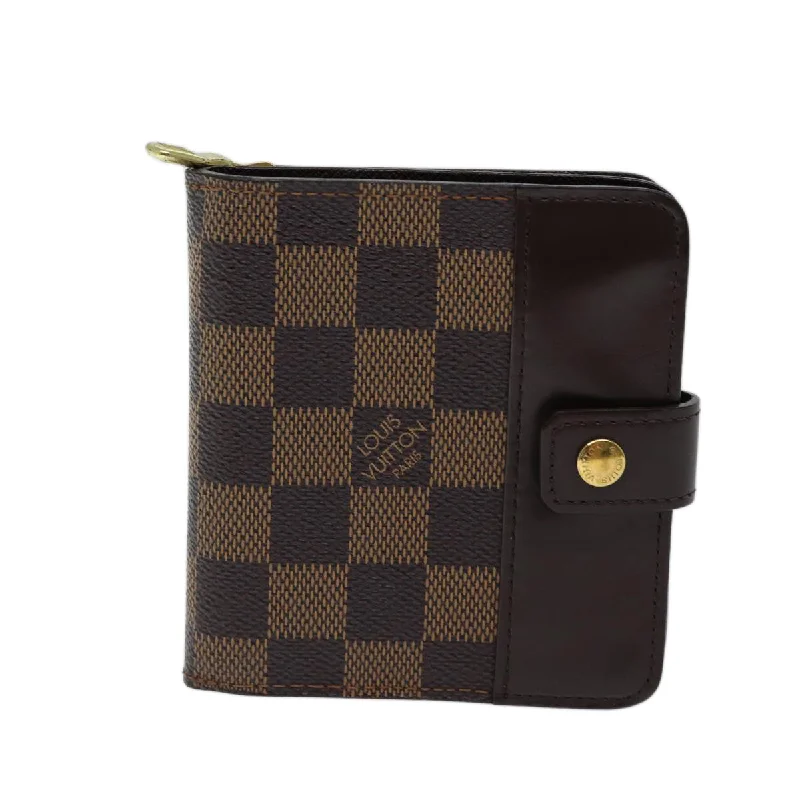 Louis Vuitton Compact Zip  Canvas Wallet  (Pre-Owned)