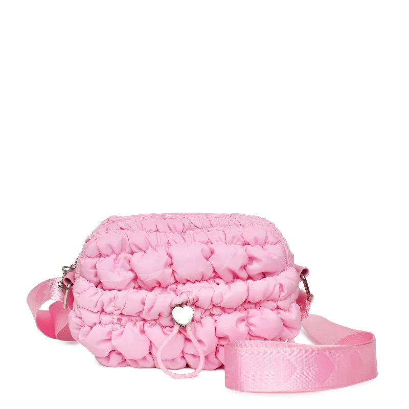 Quilted Scrunchies Mini Drawstring Crossbody Bag