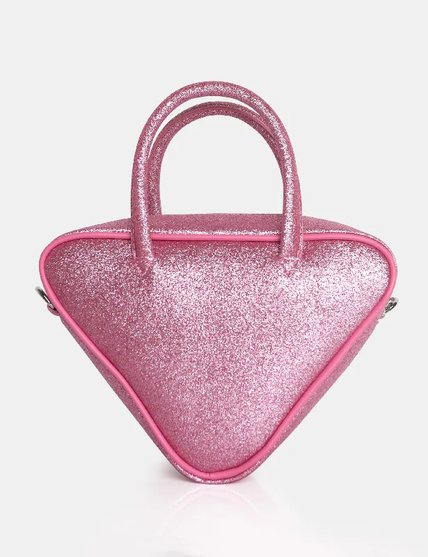 The Diana Pink Glitter Triangle Grab Bag