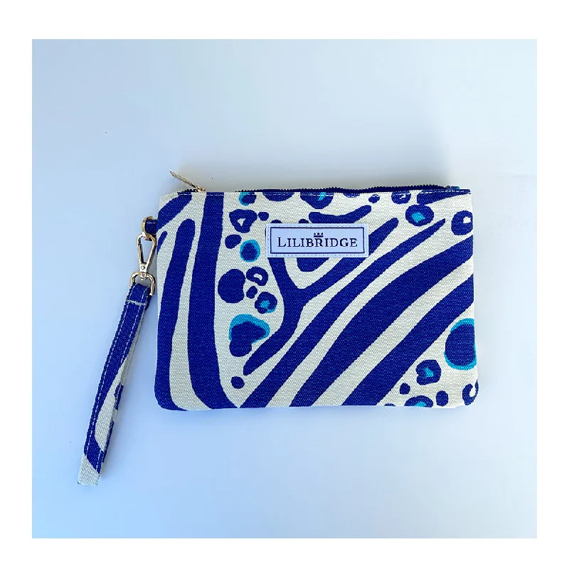 The Wristlet, Zebra Cat Blue