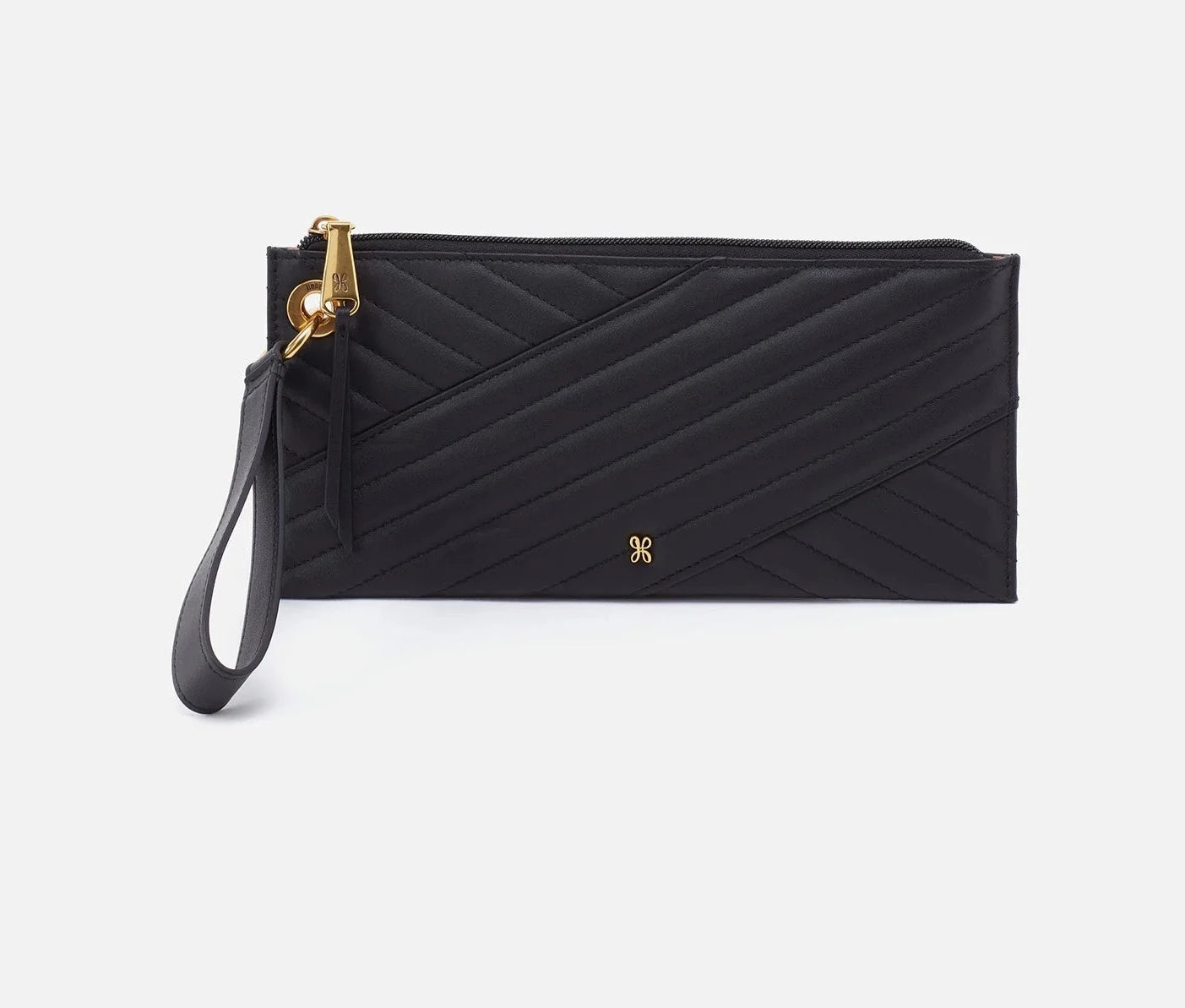 Vida Wristlet | Quilted Leather