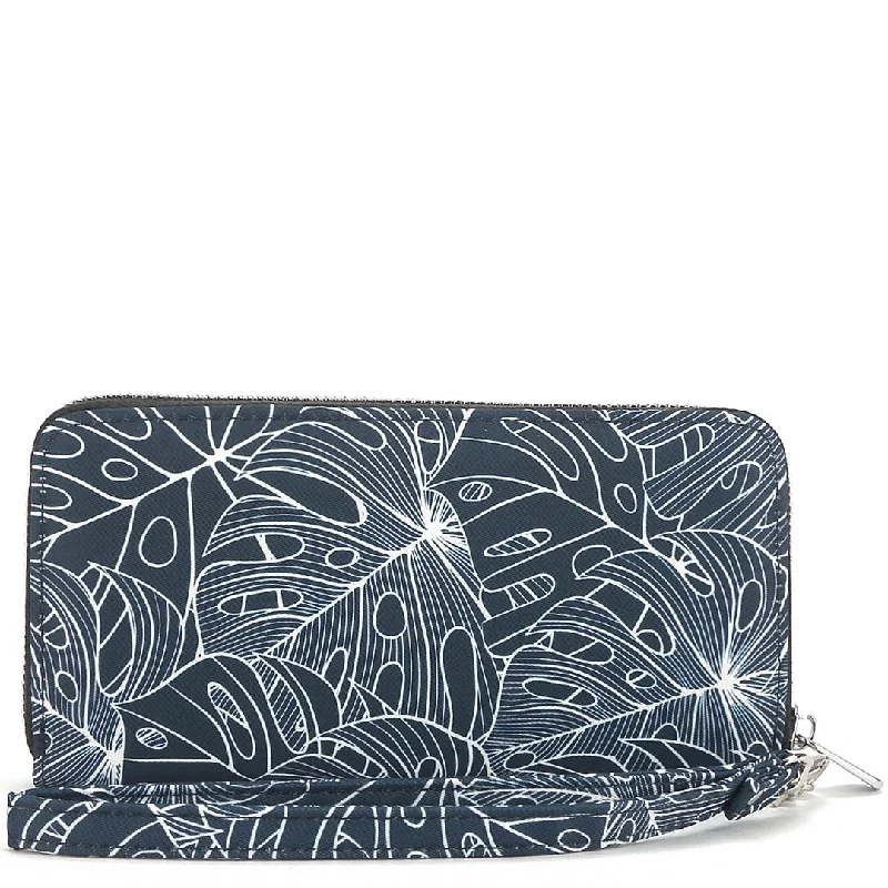 Wallet Kaylee Monstera Lines Navy