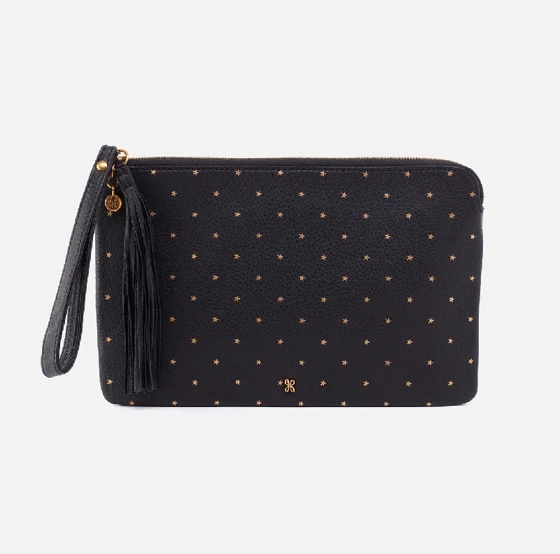 Wayfare Wristlet | Pebbled Leather