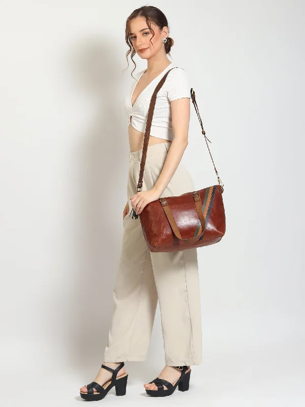 SURRANE- LEATHER TOTE BAG